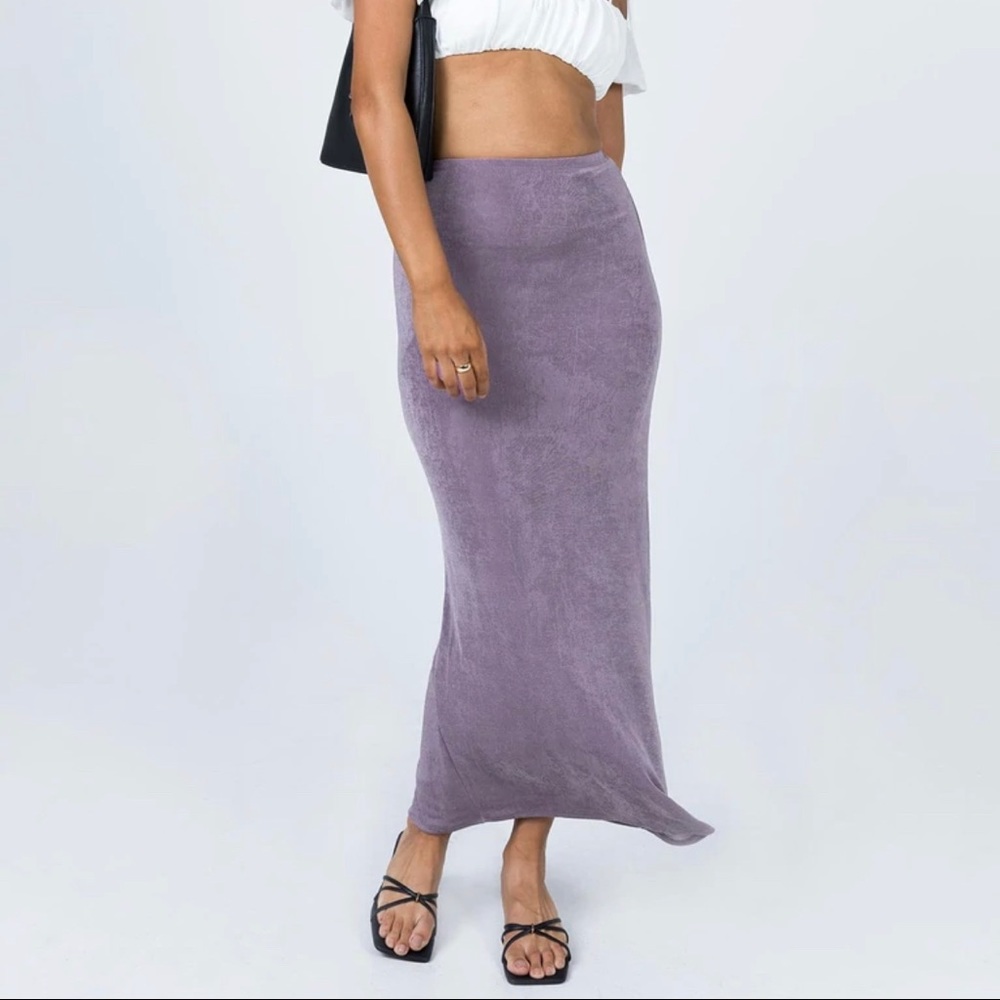 Princess Polly Harriette Maxi Skirt in Purple